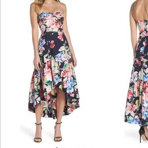 Eliza J High Low Floral Dress
